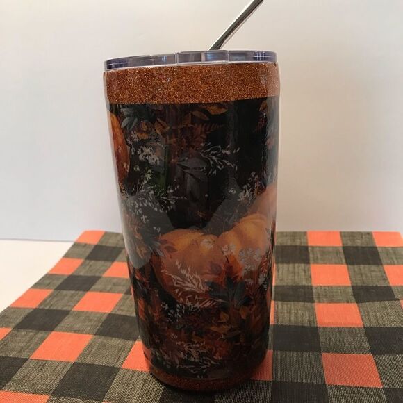 20 oz beautiful Fall/Autumn 20 oz Tumbler - Picture 2 of 4